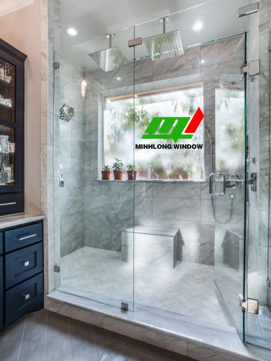 CBIN-06: Vách cabin tắm 180 độ